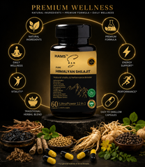 Premium 12-Ingredient Botanical Blend for Daily Energy, Stamina and Vitality Support