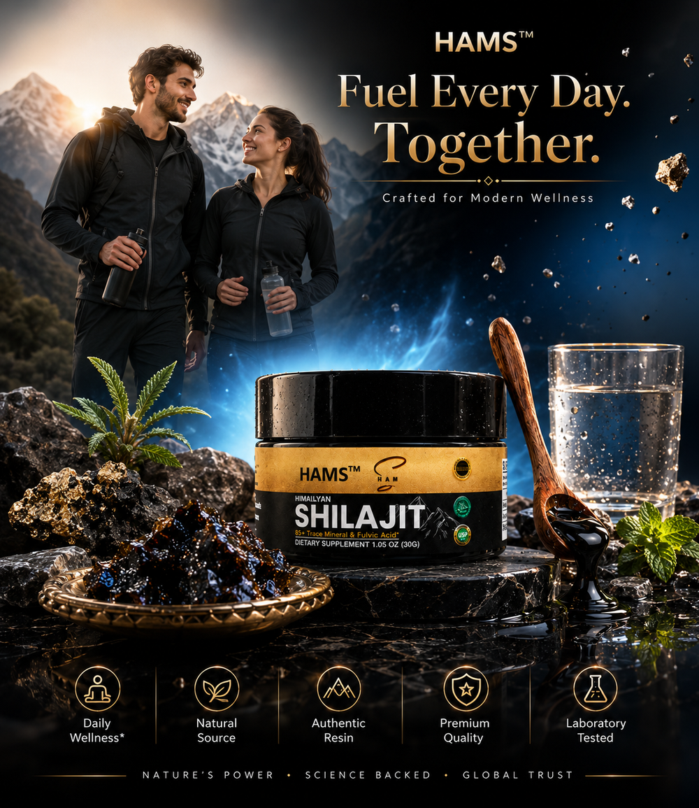 Himalayan Shilajit Resin Supplement – Traditional Ayurvedic Wellness for Adults with Active Lifestyles