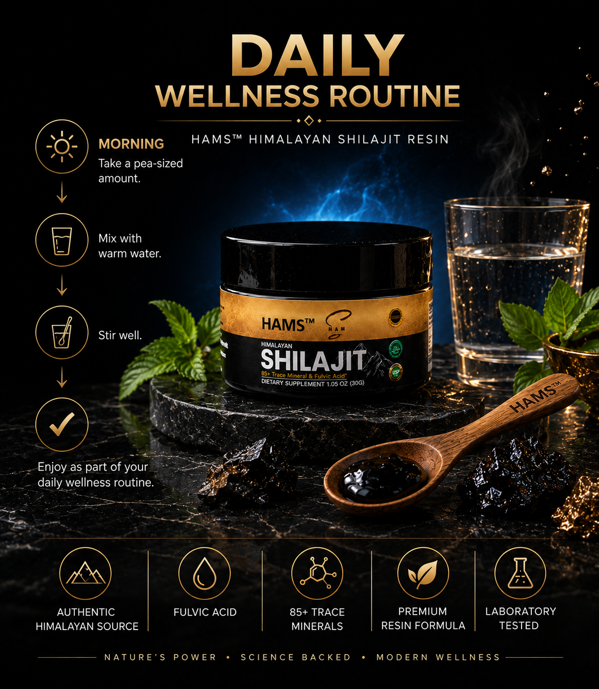 Shilajit Resin for Adult Wellness – Traditional Ayurvedic Ingredient Associated with Vitality and Rejuvenation